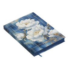 Щоденник недатований поліграфічний PEONY, A5, блакитний, 336 стор, BM.20170-14