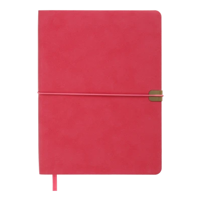 Щоденник недатований BEST, A5, малиновий, штучна шкіра, BM.2019-29