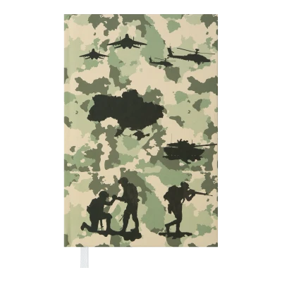 Щоденник недатований HEROES, A6, оливковий, BM.2600-36