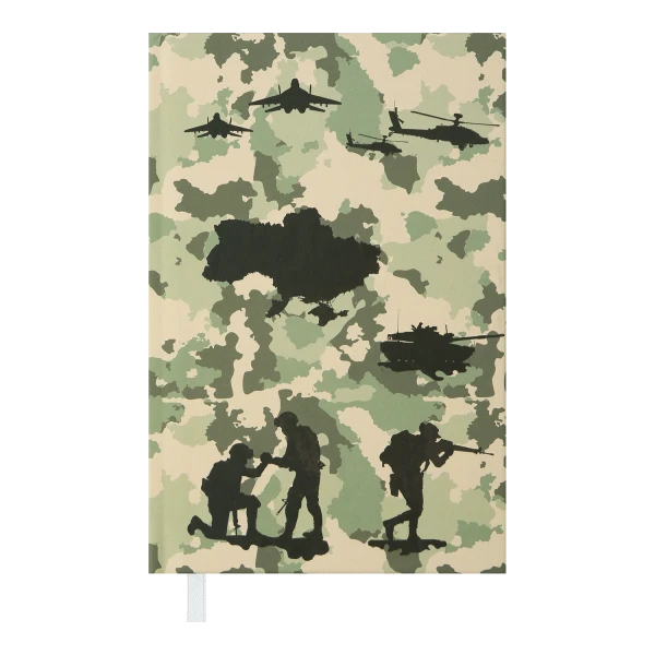 Щоденник недатований HEROES, A6, оливковий, BM.2600-36
