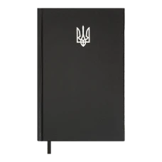 Щоденник недатований AIRY, A5, чорний , бумвініл, BM.20731-01