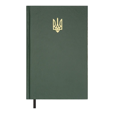 Щоденник недатований AIRY , A5, зелений , бумвініл, BM.20731-04