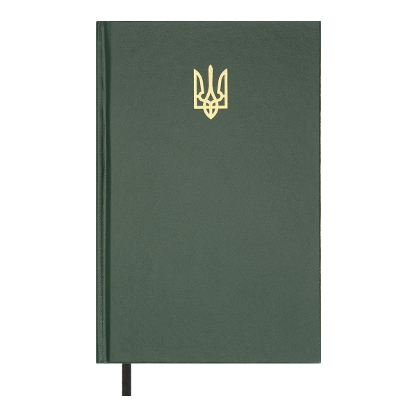 Щоденник недатований AIRY , A5, зелений , бумвініл, BM.20731-04