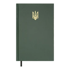 Щоденник недатований AIRY , A5, зелений , бумвініл, BM.20731-04