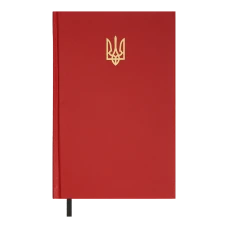 Щоденник недатований AIRY, A5, червоний , бумвініл, BM.20731-05