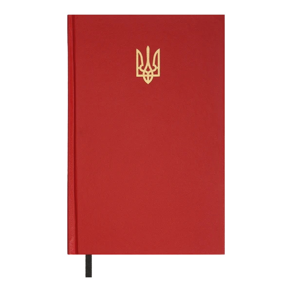 Щоденник недатований AIRY, A5, червоний , бумвініл, BM.20731-05