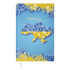 Щоденник недатований UKRAINE, A6, св. синій, BM.2609-30
