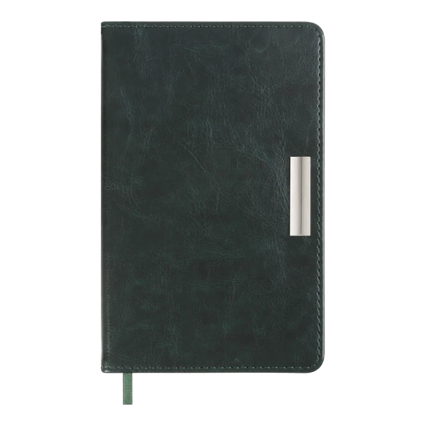 Щоденник недатований SALERNO, A6, зелений, штучна шкіра, BM.2603-04