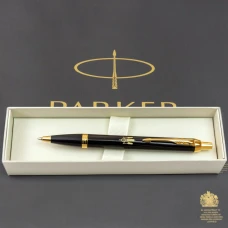 Ручка кулькова Parker IM Black GT BP Тризуб з колосків 22032_T059y