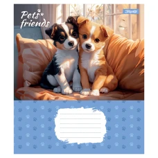 Зошит А5/18 арк лінія 1В Pets Frinds, 768070