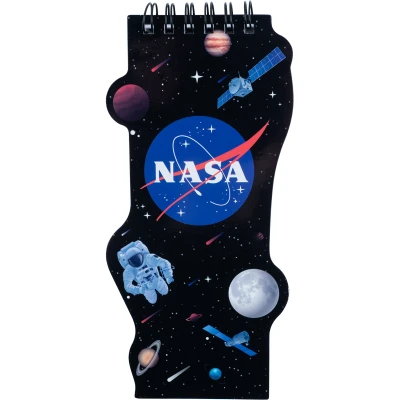 Блокнот пласт обкл., спіраль, А5, 50арк., нелінований NASA NS22-465