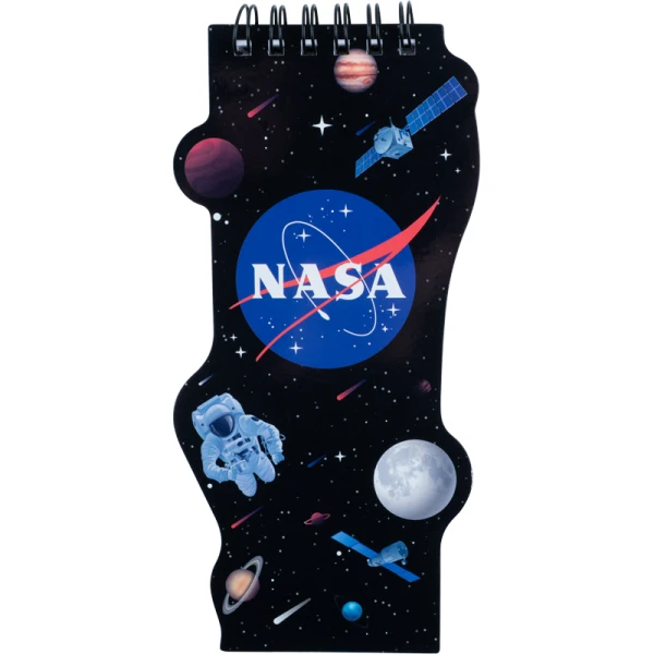 Блокнот пласт обкл., спіраль, А5, 50арк., нелінований NASA NS22-465