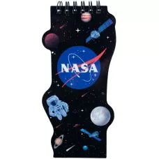 Блокнот пласт обкл., спіраль, А5, 50арк., нелінований NASA NS22-465