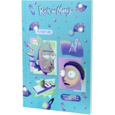 Блокнот термобіндер А5 64арк. нелінований Rick and Morty RM23-193-2 Kite