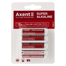 Елемент живлення AXENT АА LR6 1.5V, (лужний) 5556-A (4шт./уп.)