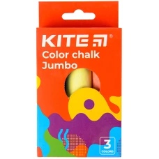 Крейда кольорова Jumbo, 3 кол. Kite Fantasy K22-077-2