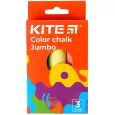 Крейда кольорова Jumbo, 3 кол. Kite Fantasy K22-077-2