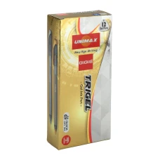 Ручка гелева Trigel-2, срібіна UX-131-34