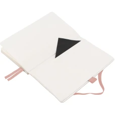 Книга записна Partner Soft Skin,125*195, 96арк, кліт, пудрова 8616-24-A