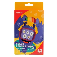 Олівці кольорові тригранні. Jumbo, 12 шт. Kite Jollies K19-048-5