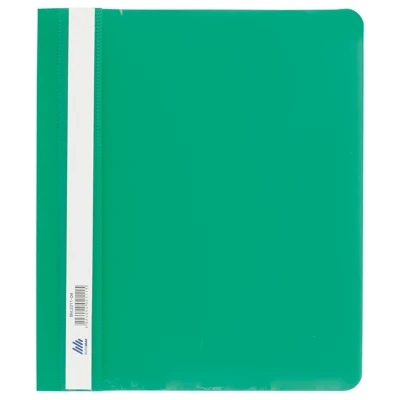 Швидкозшивач пласт. А5, PP, зелений, BM.3312-04