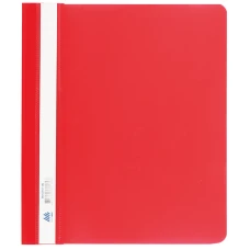 Швидкозшивач пласт. А5, PP, червоний, BM.3312-05