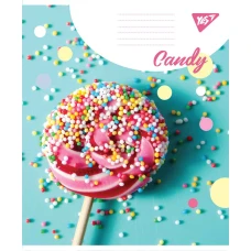 Зошит А5/36 арк кліт YES Candy, 765628