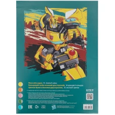 Папір кольоровий неон. (10арк/5кол) А4 Transformers TF21-252 Kite
