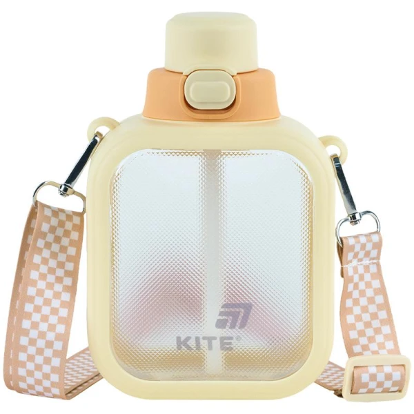 Пляшечка для води, 700 мл, жовта, K25-1237-1 Kite