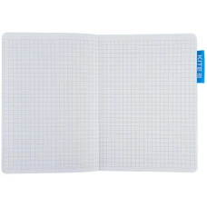 Блокнот тверда обкл., 120*169 мм, 96 арк., клітинка, синій K22-467-2 Kite