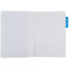 Блокнот тверда обкл., 120*169 мм, 96 арк., клітинка, синій K22-467-2 Kite