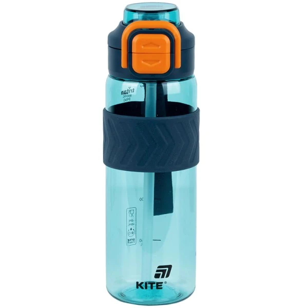 Пляшечка для води, 800 мл, блакитно-помаранчева, K25-1234-3 Kite