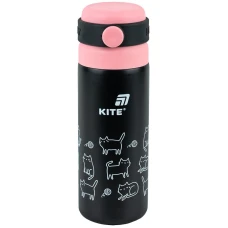 Термос, 500 мл, чорний, K25-1222-3 Kite
