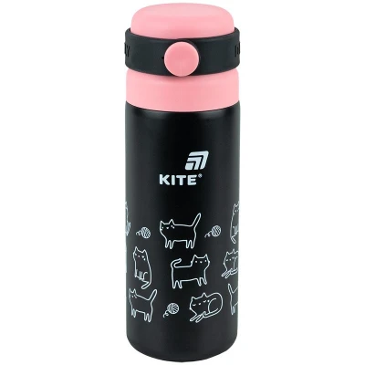 Термос, 500 мл, чорний, K25-1222-3 Kite