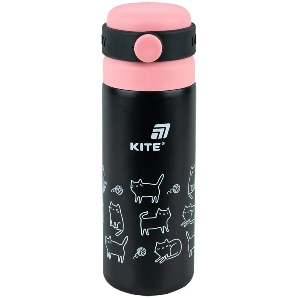 Термос, 500 мл, чорний, K25-1222-3 Kite
