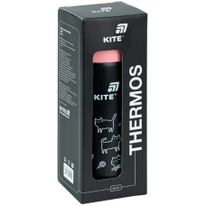 Термос, 500 мл, чорний, K25-1222-3 Kite