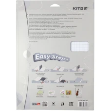 Плівка самоклеюча для книг, 50*36 см, 10 шт., прозора K20-306 Kite