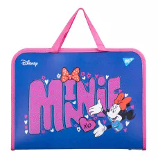 Папка-портфель YES на блискавці з тканинними ручками Minnie Mouse А4, 491742