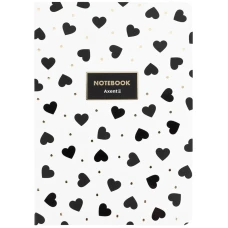 Книга записна A5, 80 арк. кліт., Black&White, 8700-26-A