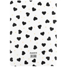 Книга записна A5, 80 арк. кліт., Black&White, 8700-26-A