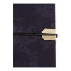 Щоденник датов. 2026 VELOUR, A4, чорний, штуч. шкіра, BM.2771-01