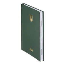 Щоденник датов. 2026 AIRY, A5, зелений, бумвініл, BM.21165-04