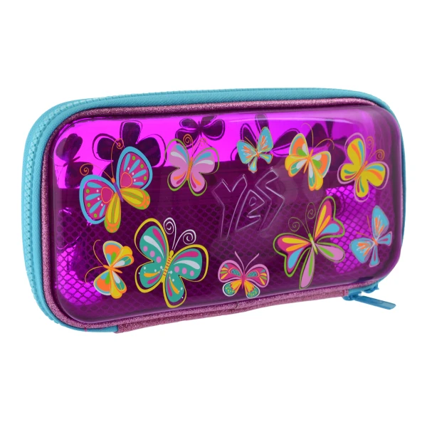 Пенал твердий пластик 3-D HP-07 Butterflies 22,5*5*10см., 532320 YES