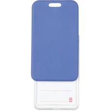 Бейдж-чохол SoftTouch матовий, димчаст.синій, 4550V (54*85мм)