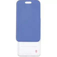 Бейдж-чохол SoftTouch матовий, димчаст.синій, 4550V (54*85мм)