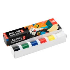 Набір акрилових фарб ColorСat, матовий, 6x10мл, Arteo