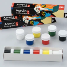 Набір акрилових фарб ColorСat, матовий, 6x10мл, Arteo