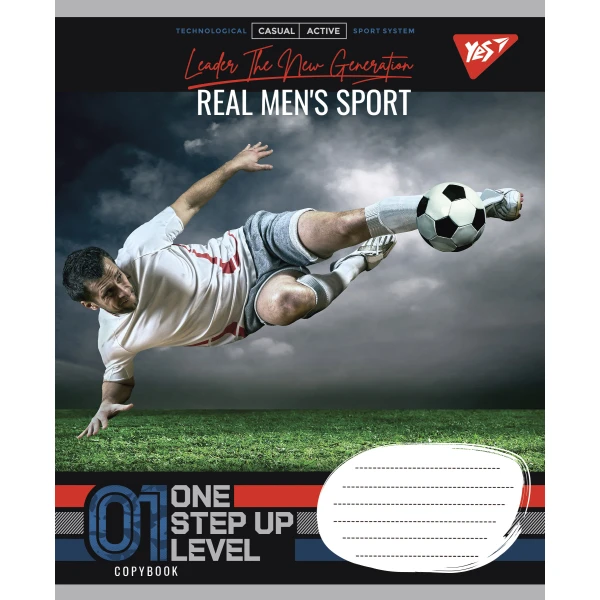 Зошит А5/24 арк лінія YES Real sport, 765922