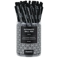 Ручка кулькова автомат., Deco, синя, AB1092-05-A
