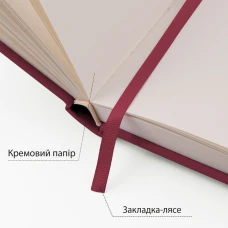 Скетчбук SANTI для графіки, 13х21см, 80 арк., тверда обкладинка PU, 110г/м2, сливовий, 743363